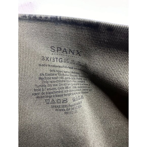 Spanx "Look at Me Now" Leggings size 3X Green/Black - Picture 2 of 6